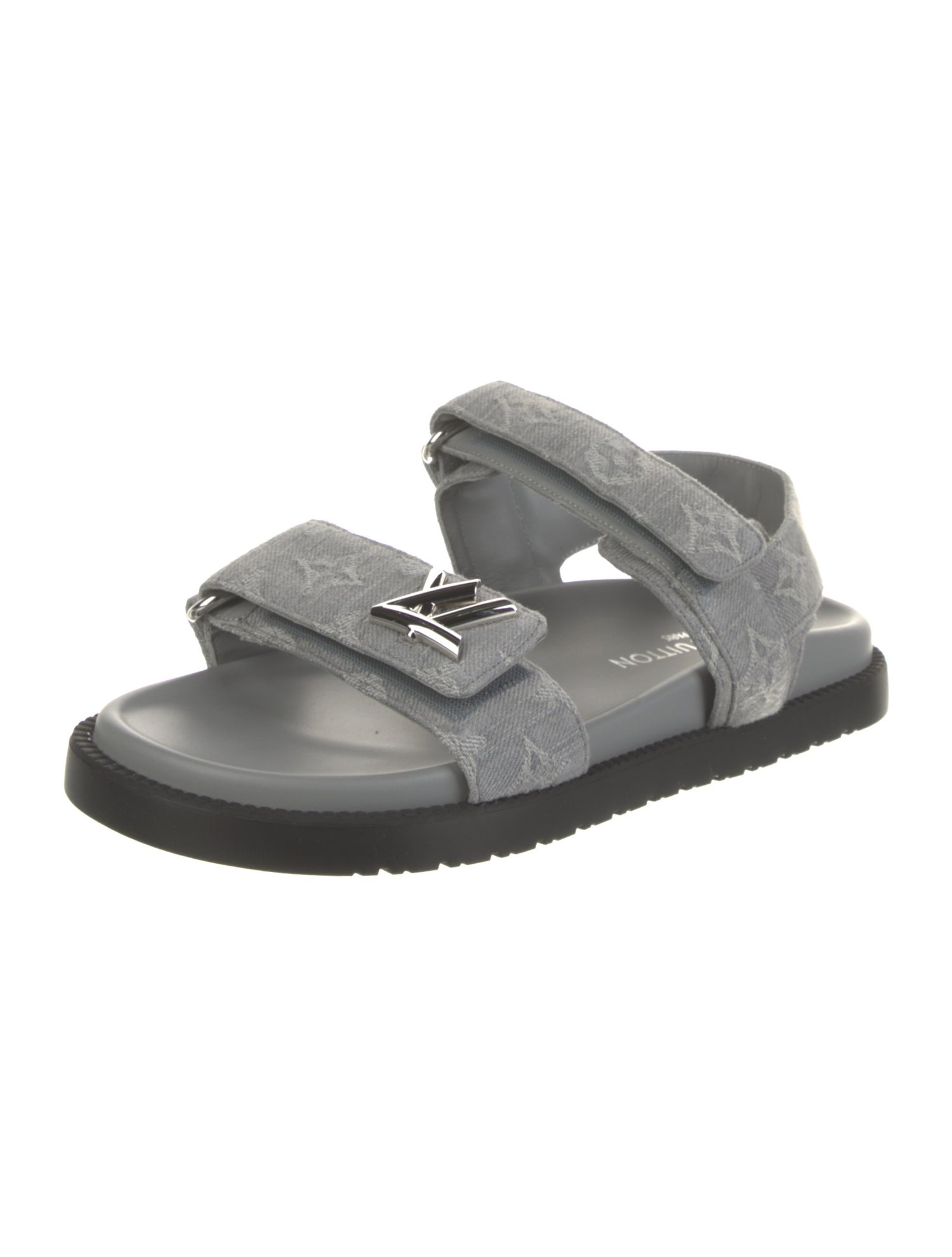 Louis Vuitton LV Monogram Denim Slides