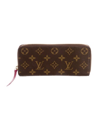 Louis Vuitton Monogram Pattern Coated Canvas Clemence Wallet