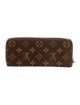 Louis Vuitton Monogram Pattern Coated Canvas Clemence Wallet