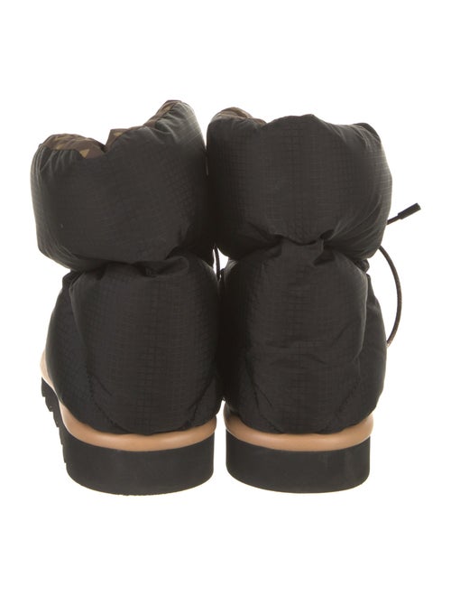 Louis Vuitton Monogram Pattern Nylon Lace-Up Boots