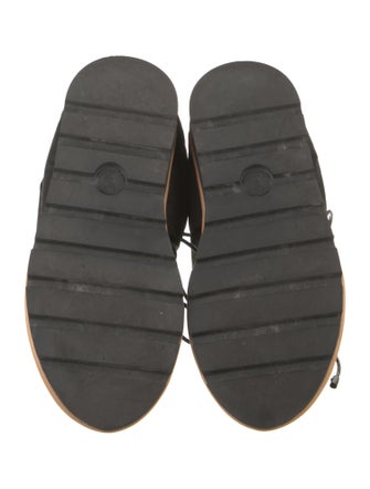 Louis Vuitton Monogram Pattern Nylon Lace-Up Boots