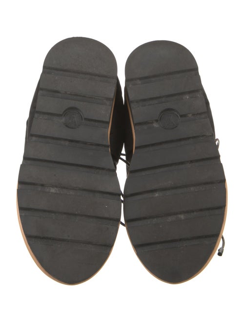 Louis Vuitton Monogram Pattern Nylon Lace-Up Boots