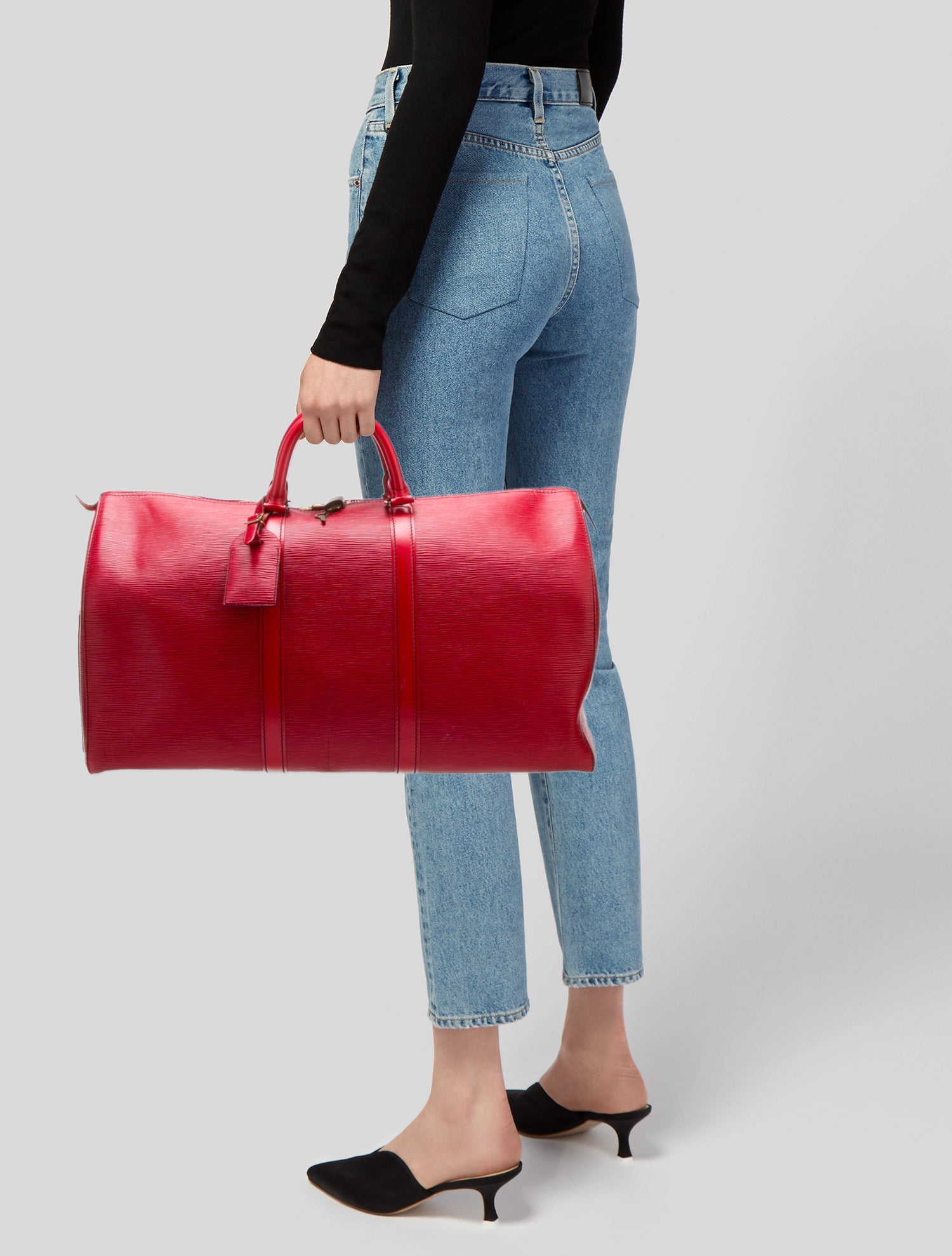 Louis Vuitton Epi Leather Keepall 55 Vintage