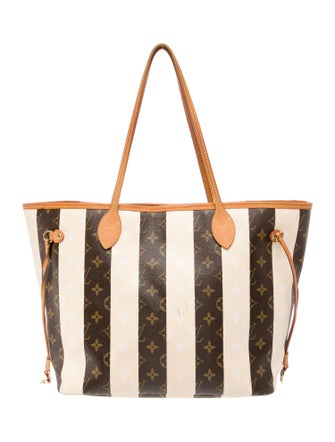 Louis Vuitton LV Monogram Rayures Neverfull MM