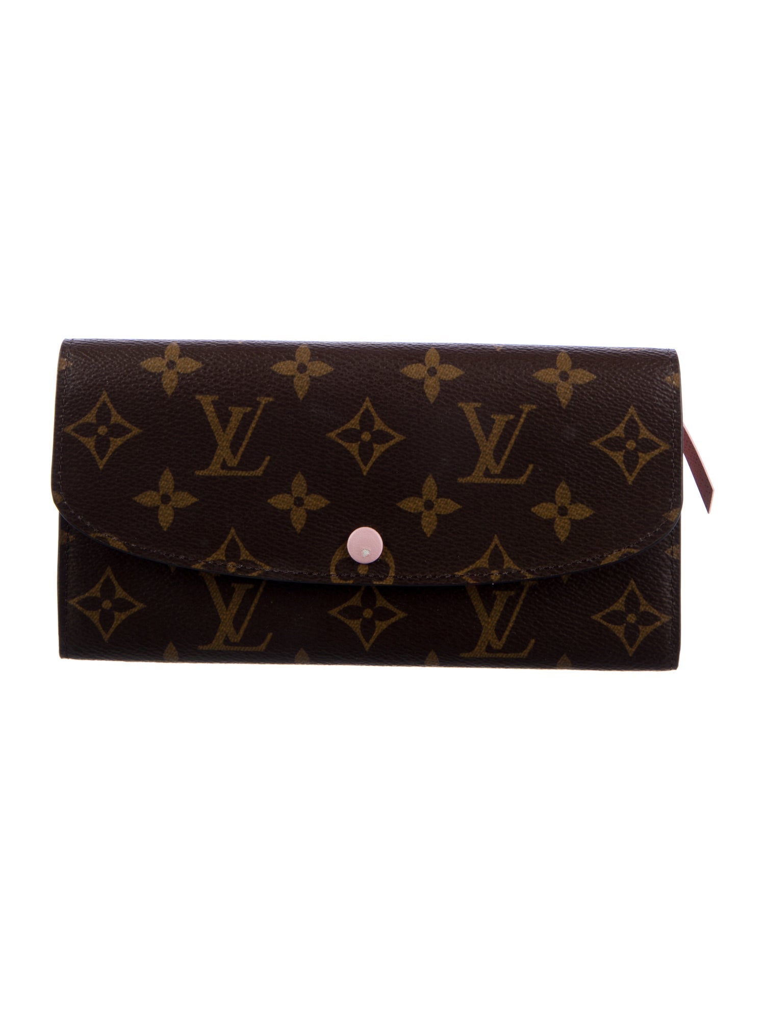 Louis Vuitton Monogram Pattern Coated Canvas Emilie Wallet w/ Tags