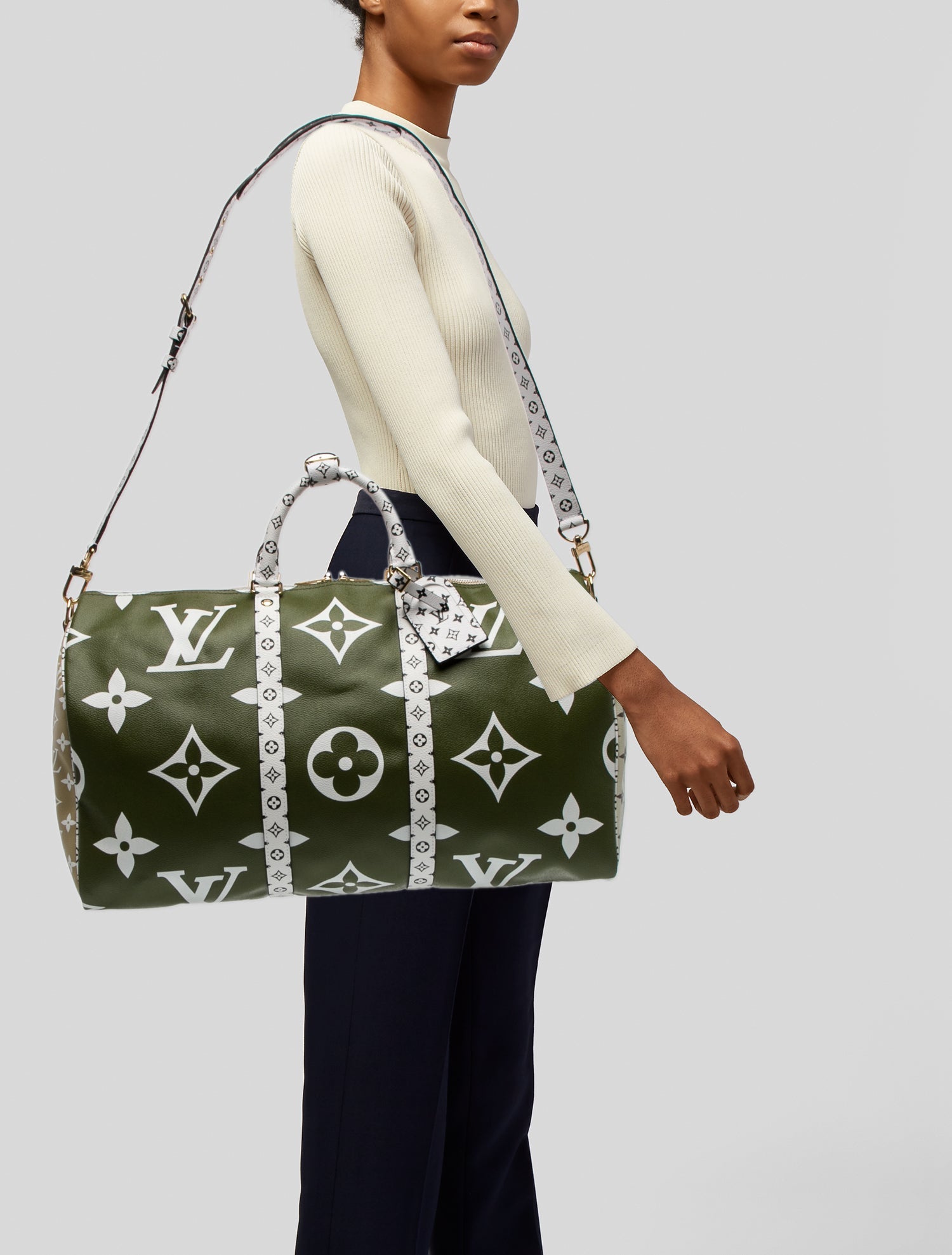 Louis Vuitton LV Monogram Keepall Bandouliere 50