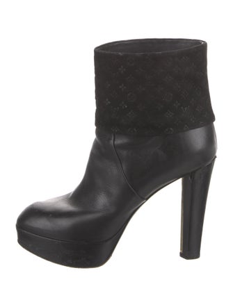 Louis Vuitton LV Monogram Leather Boots