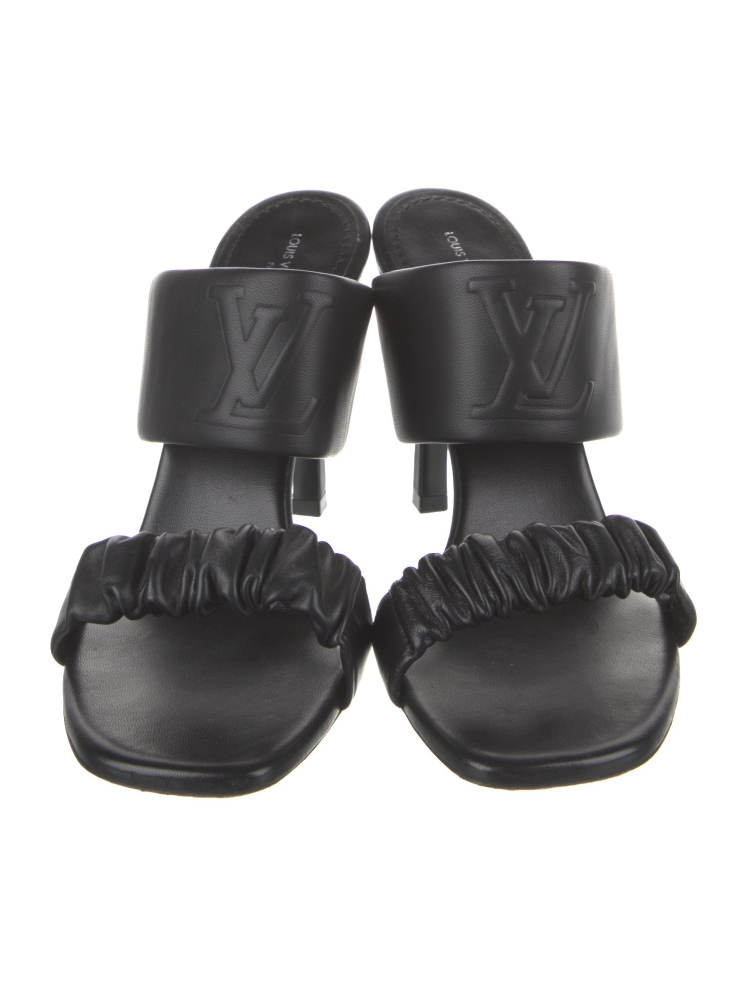 Louis Vuitton Leather Slides