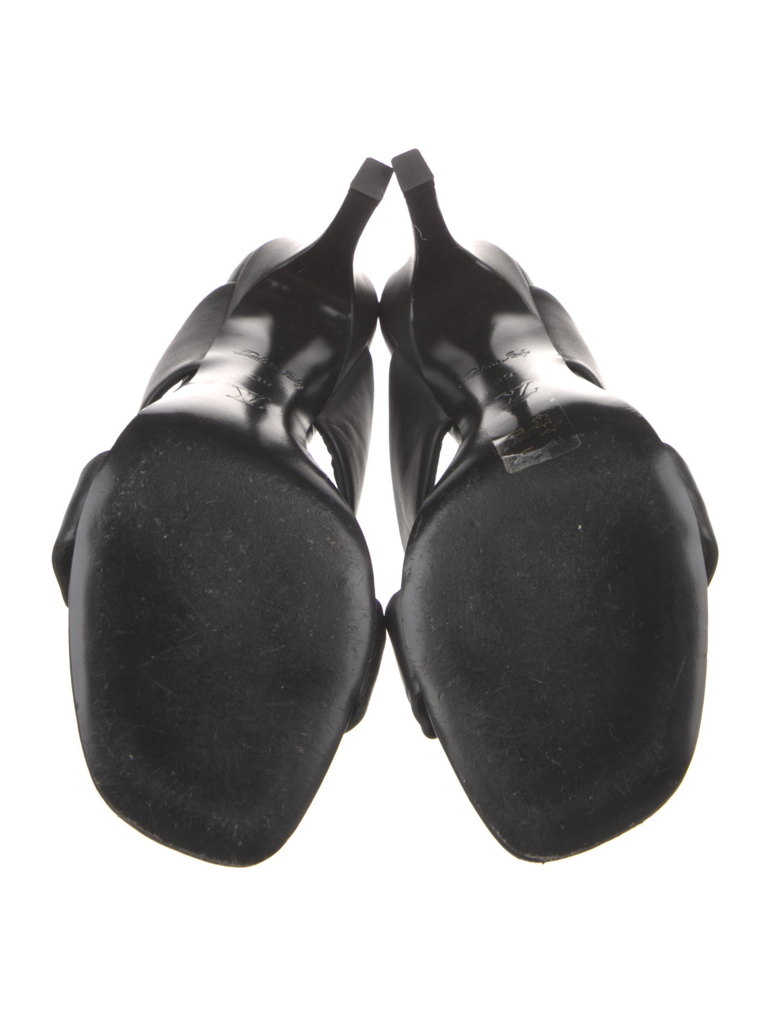 Louis Vuitton Leather Slides