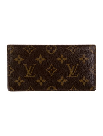 Louis Vuitton LV Monogram Coated Canvas Checkbook Holder