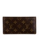 Louis Vuitton LV Monogram Coated Canvas Checkbook Holder