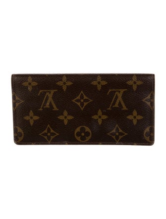 Louis Vuitton LV Monogram Coated Canvas Checkbook Holder
