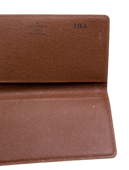 Louis Vuitton LV Monogram Coated Canvas Checkbook Holder