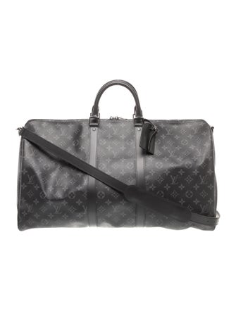 Louis Vuitton Monogram Eclipse Keepall Bandouliere 55