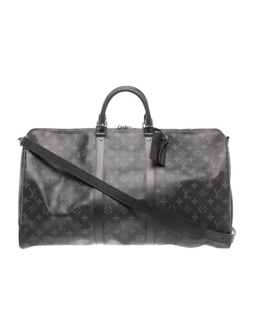 Louis Vuitton Monogram Eclipse Keepall Bandouliere 55