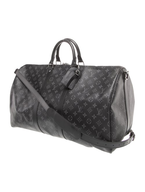 Louis Vuitton Monogram Eclipse Keepall Bandouliere 55