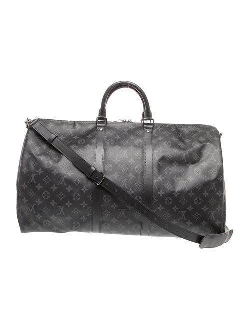 Louis Vuitton Monogram Eclipse Keepall Bandouliere 55