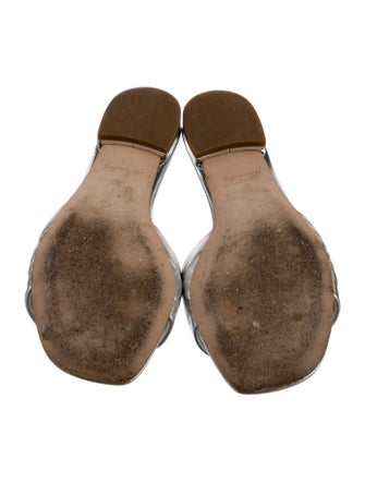 Louis Vuitton LV Monogram Leather Slippers