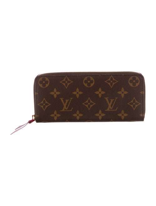 Louis Vuitton Monogram Pattern Coated Canvas Clemence Wallet