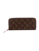 Louis Vuitton Monogram Pattern Coated Canvas Clemence Wallet