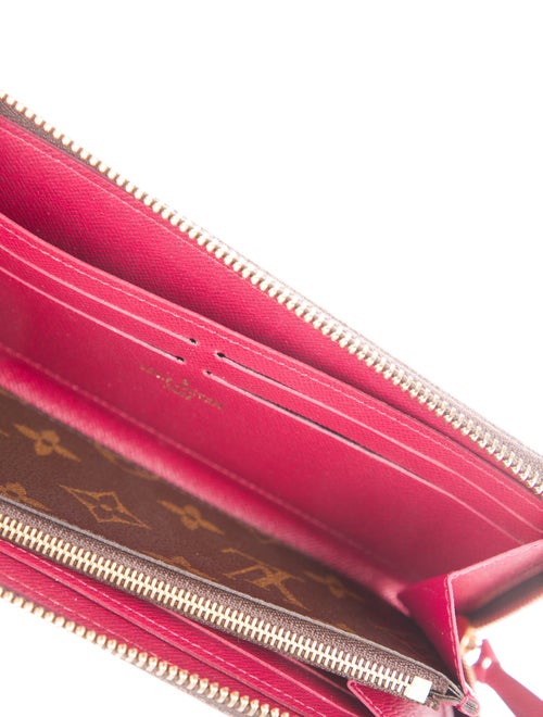 Louis Vuitton Monogram Pattern Coated Canvas Clemence Wallet