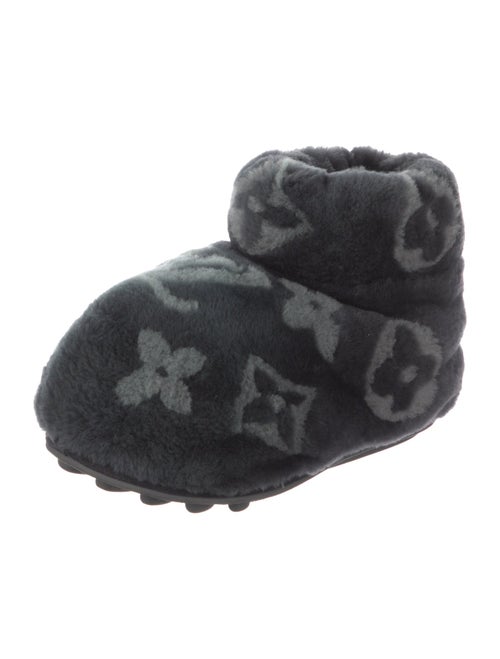 Louis Vuitton Faux Fur Animal Print Boots
