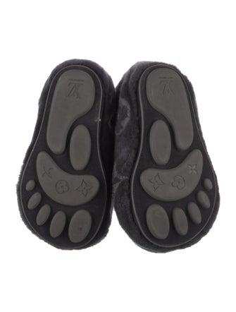 Louis Vuitton Faux Fur Animal Print Boots