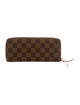 Louis Vuitton 2018 Damier Ebene Pattern Clemence Wallet