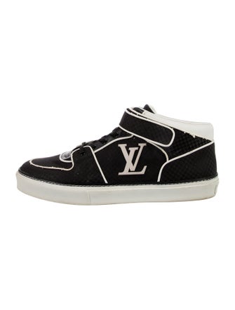 Louis Vuitton Leather Printed Sneakers