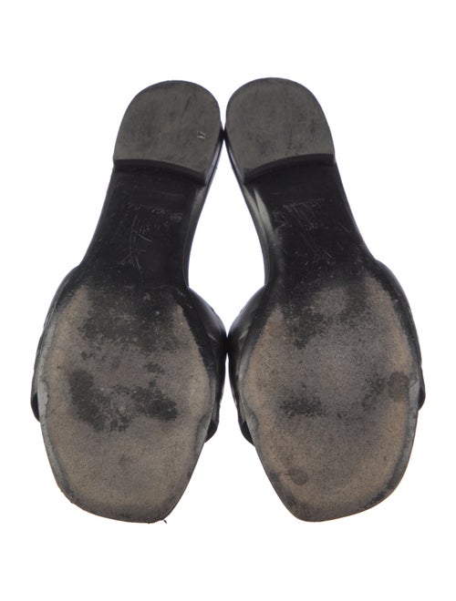 Louis Vuitton LV Monogram Leather Slides