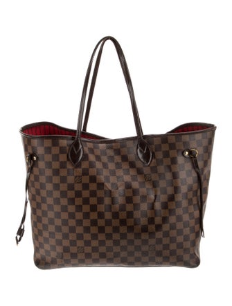 Louis Vuitton Damier Ebene Neverfull w/Pouch GM