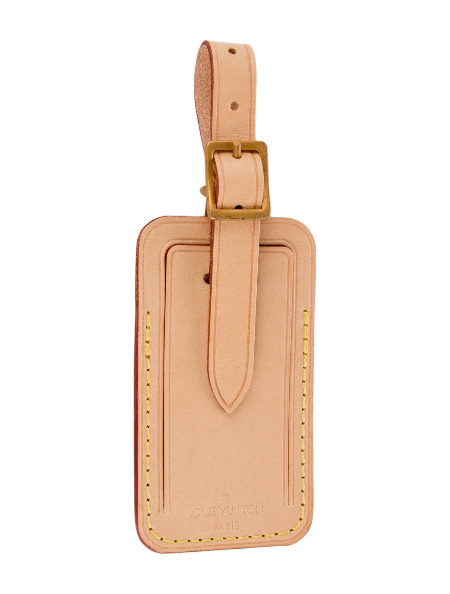 Louis Vuitton Vachetta Luggage Tag