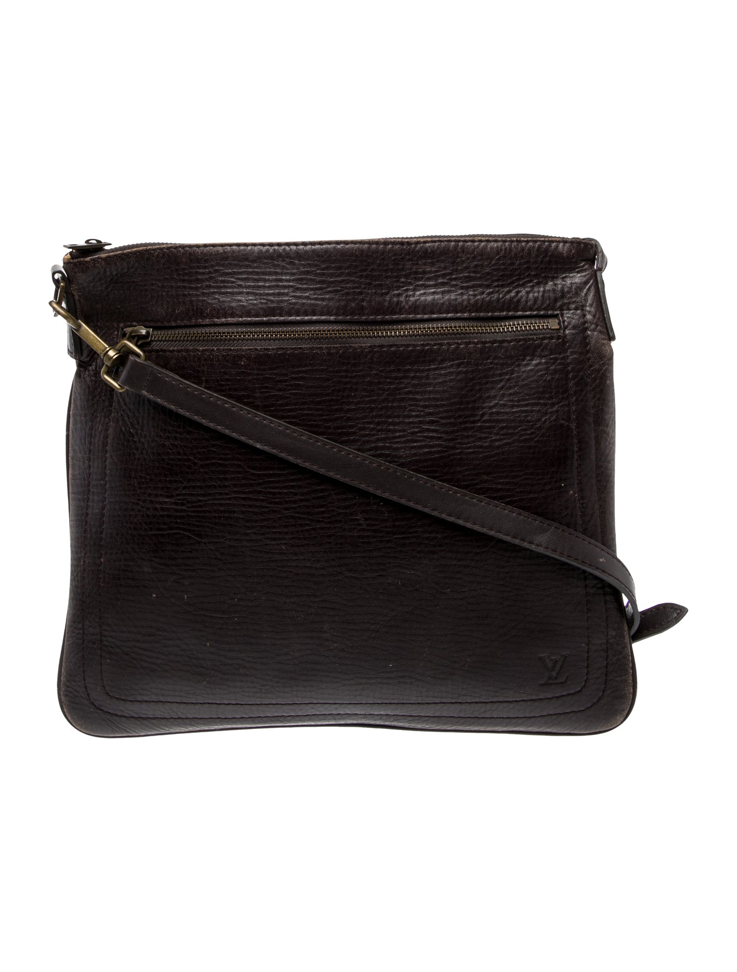 Louis Vuitton Leather Utah Pochette Shawnee Vintage