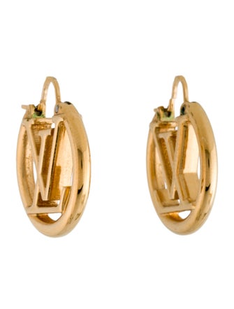 Louis Vuitton Louise PM Hoop Earrings