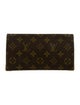 Louis Vuitton LV Monogram Coated Canvas Checkbook Holder
