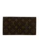 Louis Vuitton LV Monogram Coated Canvas Checkbook Holder