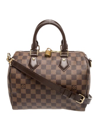 Louis Vuitton Damier Ebene Speedy Bandouliere 25
