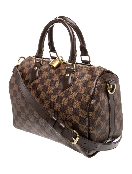 Louis Vuitton Damier Ebene Speedy Bandouliere 25