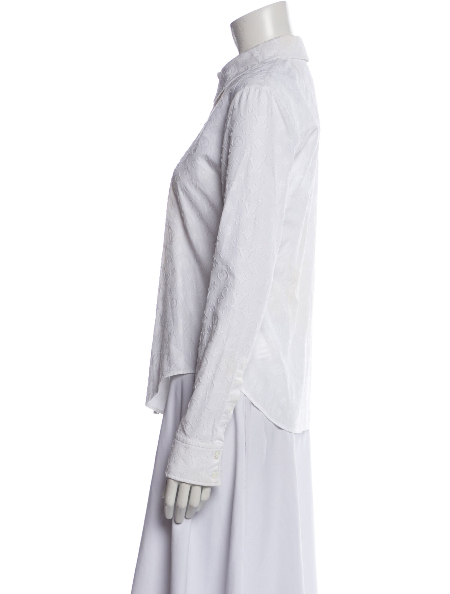 Louis Vuitton 2019 Long Sleeve Button-Up Top