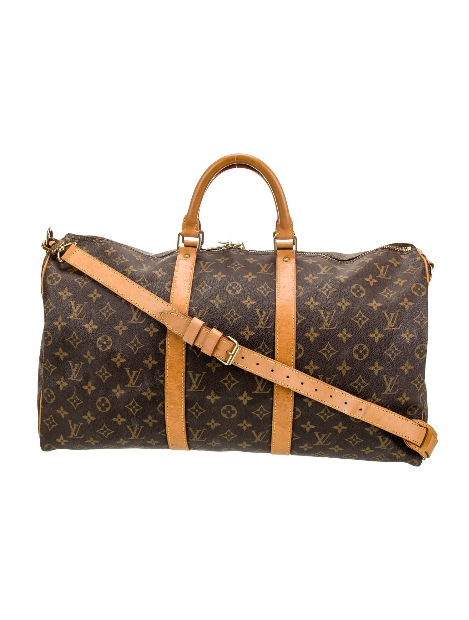 Louis Vuitton LV Monogram Keepall Bandouliere 50 Vintage