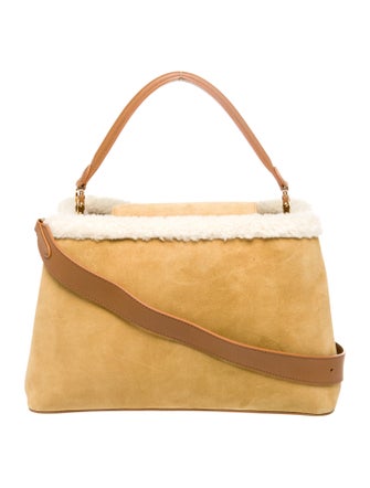 Louis Vuitton Suede Capucines Souple GM