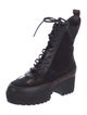 Louis Vuitton LV Monogram Suede Combat Boots