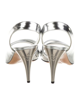 Louis Vuitton Patent Leather Slingback Sandals