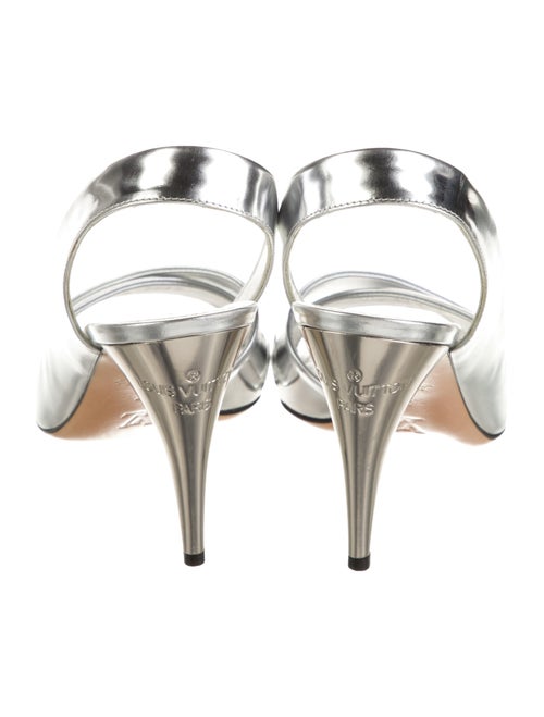 Louis Vuitton Patent Leather Slingback Sandals