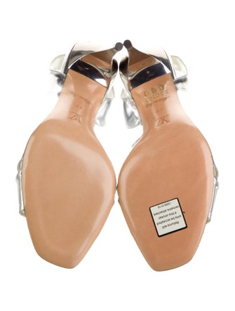 Louis Vuitton Patent Leather Slingback Sandals