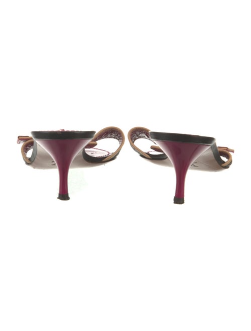 Louis Vuitton Monogram Pattern Leather Slides