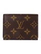 Louis Vuitton LV Monogram Coated Canvas Compact Wallet