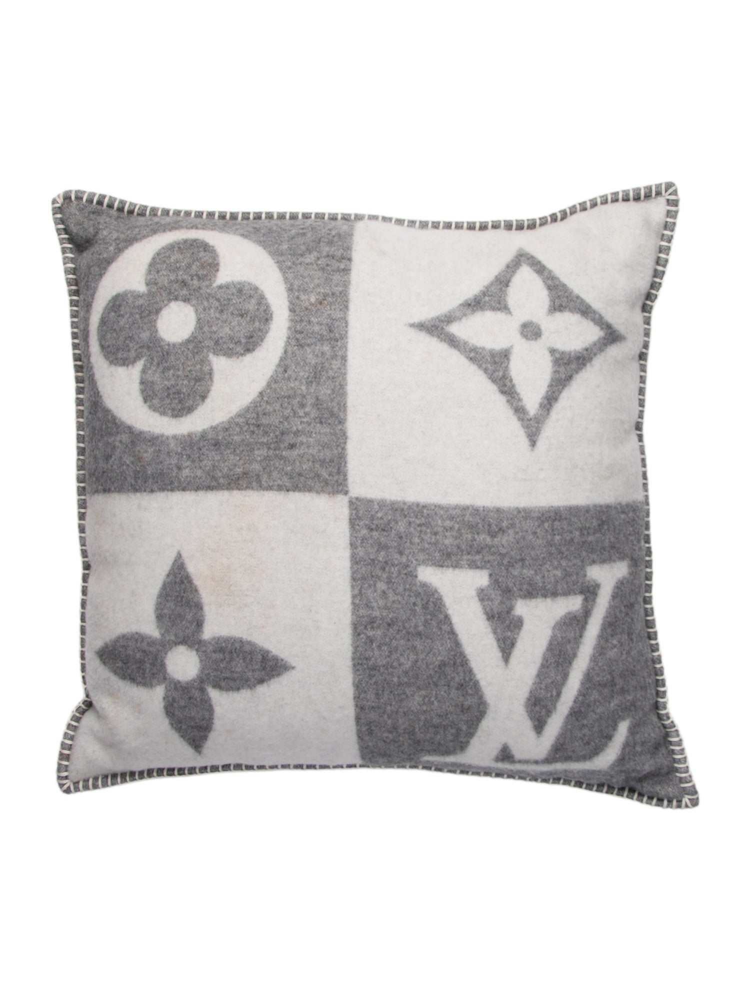 Louis Vuitton Wool-Blend Throw PIllow