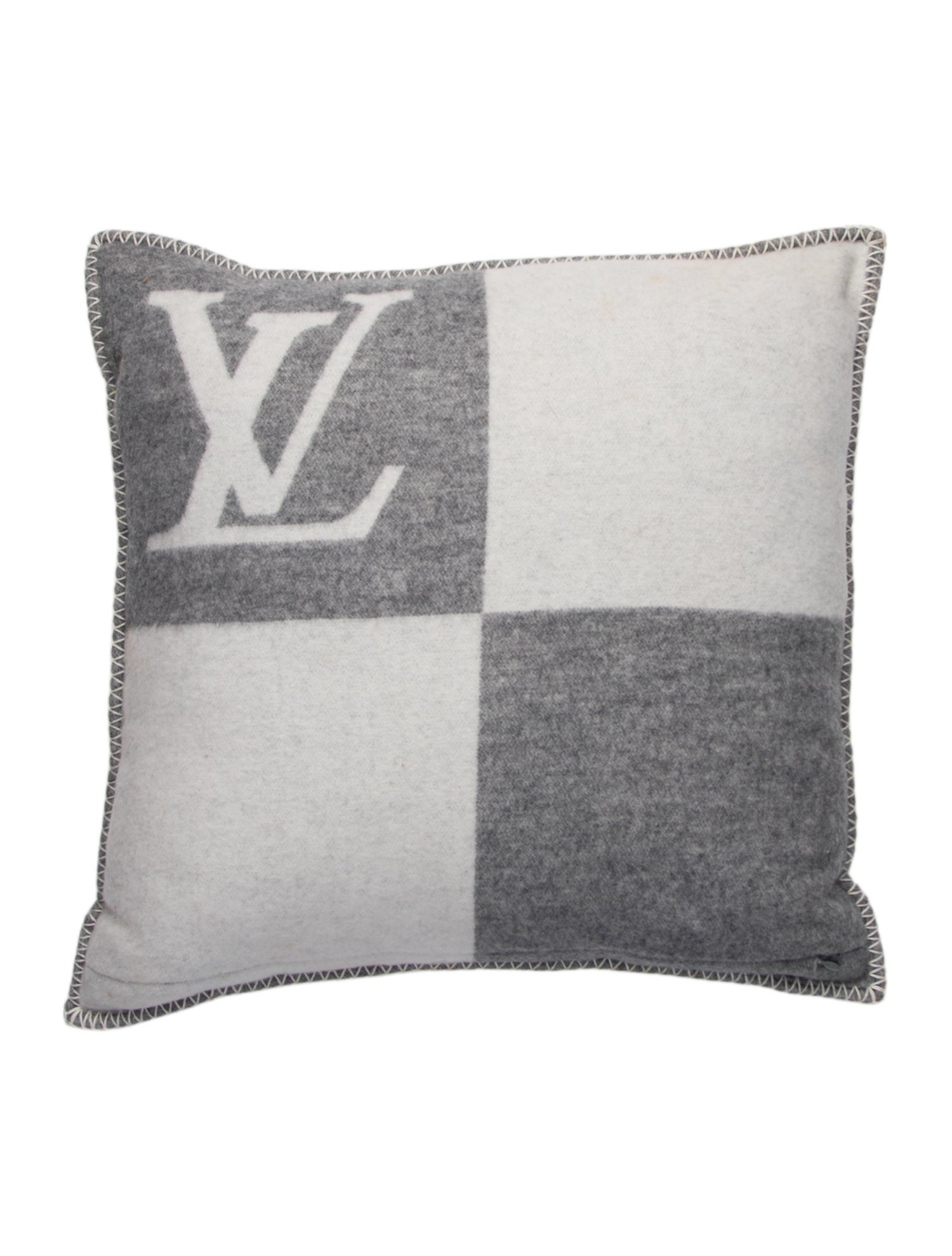 Louis Vuitton Wool-Blend Throw PIllow