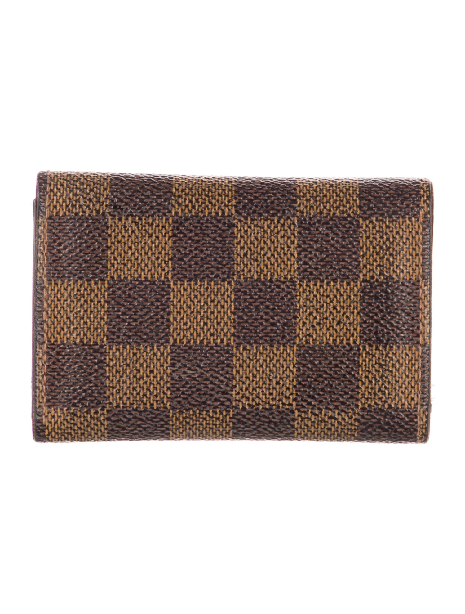 Louis Vuitton Damier Ebene Pattern Coated Canvas Key Holder